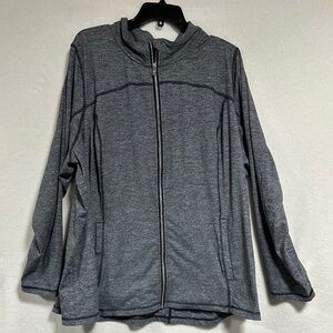 LIVI for Lane Bryant Women's Jacket/Sweater Size 26/28 Active Full Zip w/Pockets
